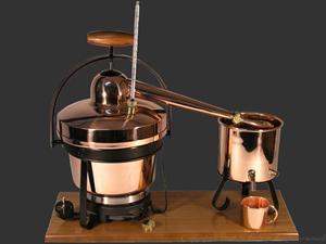 Destillasjonsapparat ned el-kokeplate, 2,75 l